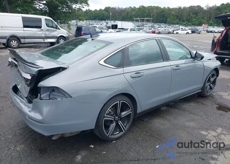 2024 Honda Accord Hybrid Sport из США, поврежденный, VIN 1HGCY2F53RA087535